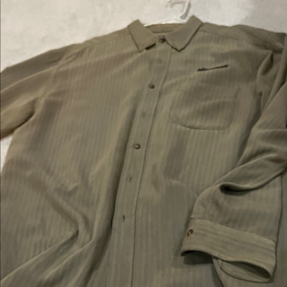 Microsoft Gray Striped Shirt